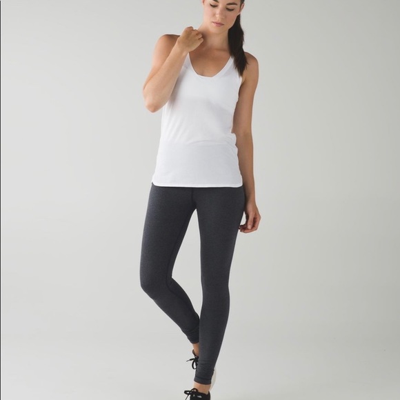 Lululemon Cotton Wunder Under Pants Leggings Gray - Picture 14 of 16